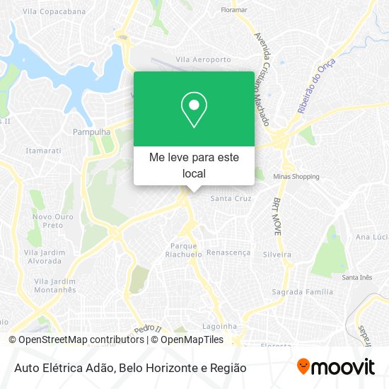 Auto Elétrica Adão mapa