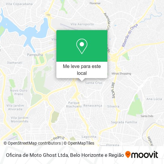 Oficina de Moto Ghost Ltda mapa