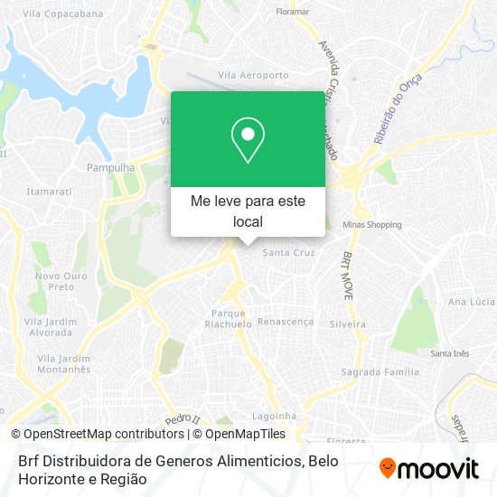 Brf Distribuidora de Generos Alimenticios mapa