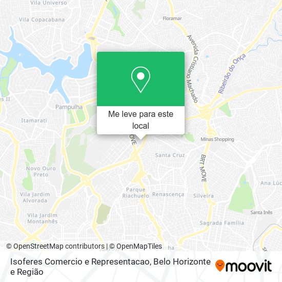 Isoferes Comercio e Representacao mapa