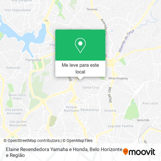 Elaine Revendedora Yamaha e Honda mapa