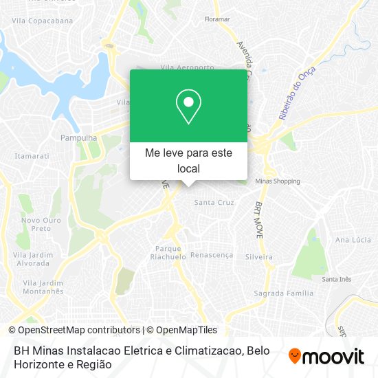 BH Minas Instalacao Eletrica e Climatizacao mapa