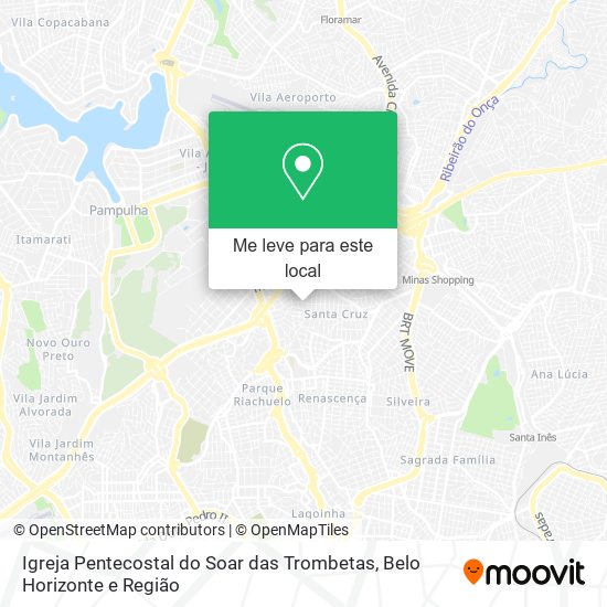 Igreja Pentecostal do Soar das Trombetas mapa