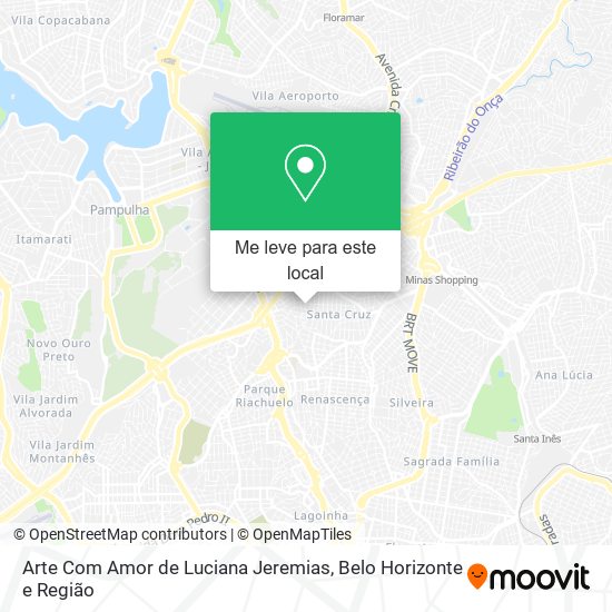 Arte Com Amor de Luciana Jeremias mapa