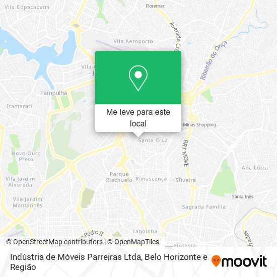 Indústria de Móveis Parreiras Ltda mapa