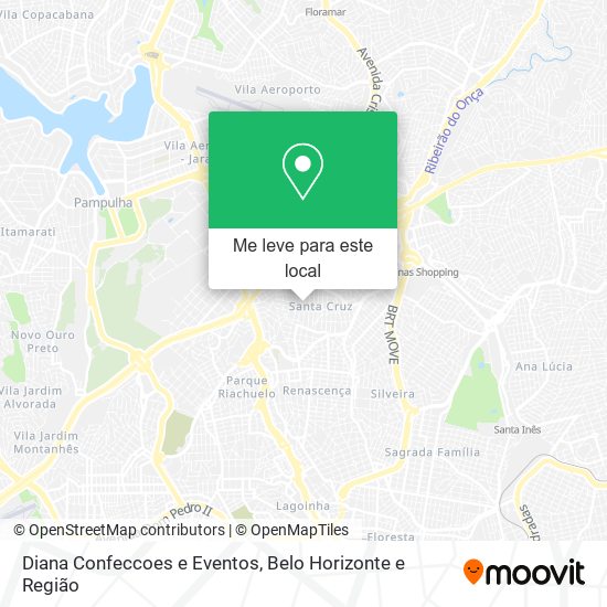 Diana Confeccoes e Eventos mapa