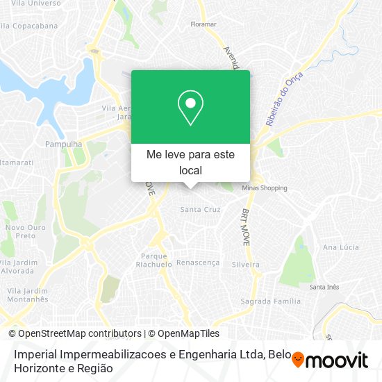 Imperial Impermeabilizacoes e Engenharia Ltda mapa