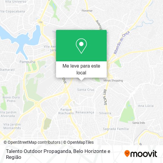 Talento Outdoor Propaganda mapa