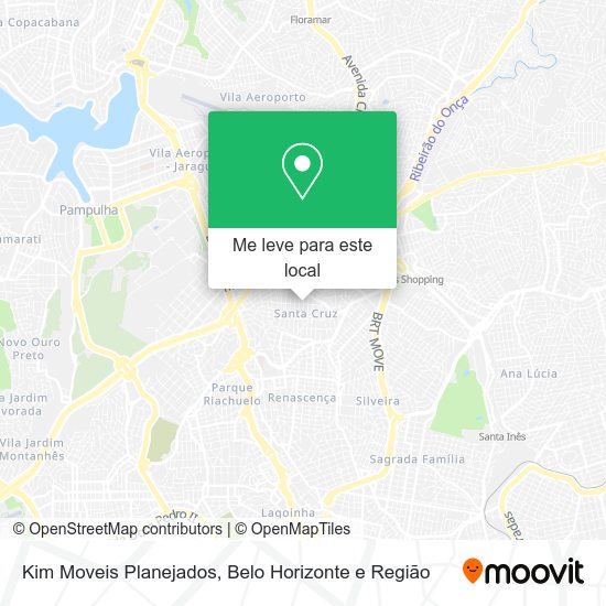 Kim Moveis Planejados mapa