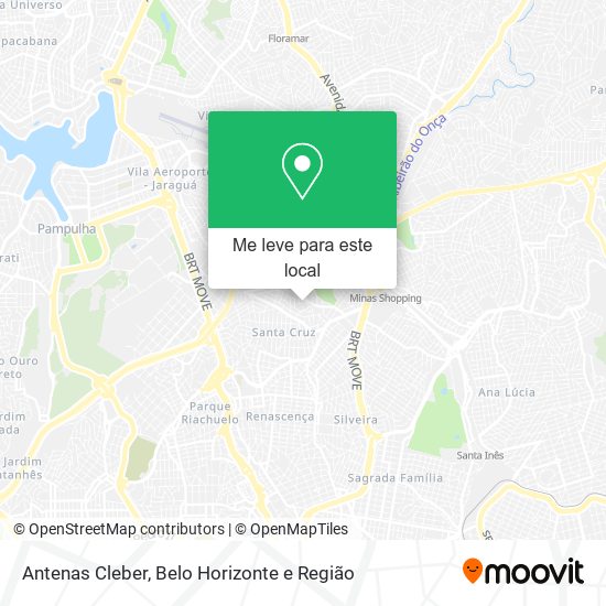 Antenas Cleber mapa