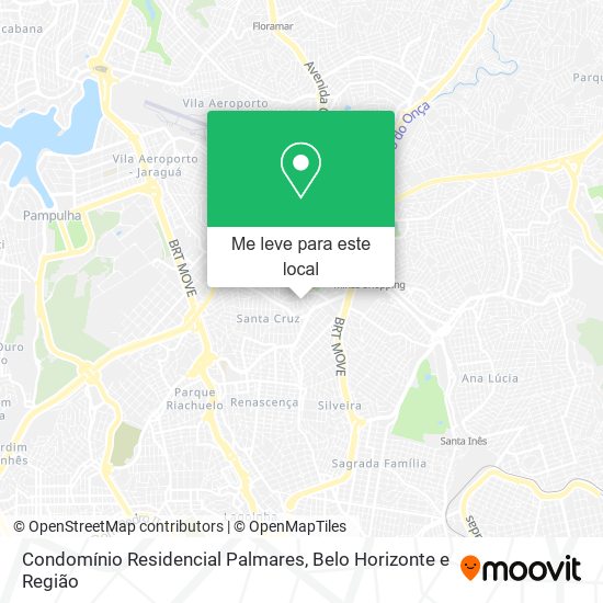 Condomínio Residencial Palmares mapa