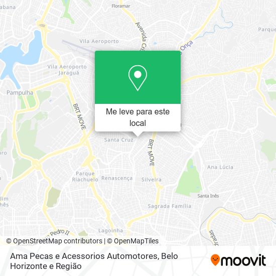 Ama Pecas e Acessorios Automotores mapa