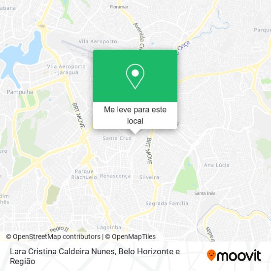 Lara Cristina Caldeira Nunes mapa