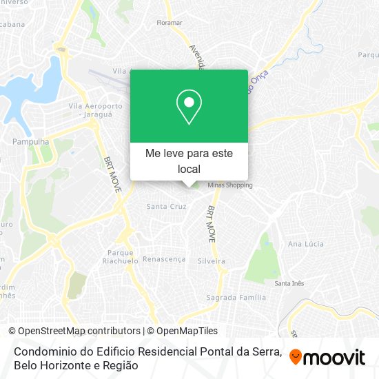 Condominio do Edificio Residencial Pontal da Serra mapa
