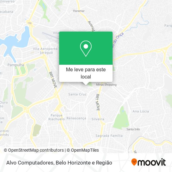 Alvo Computadores mapa