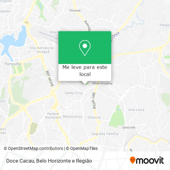 Doce Cacau mapa