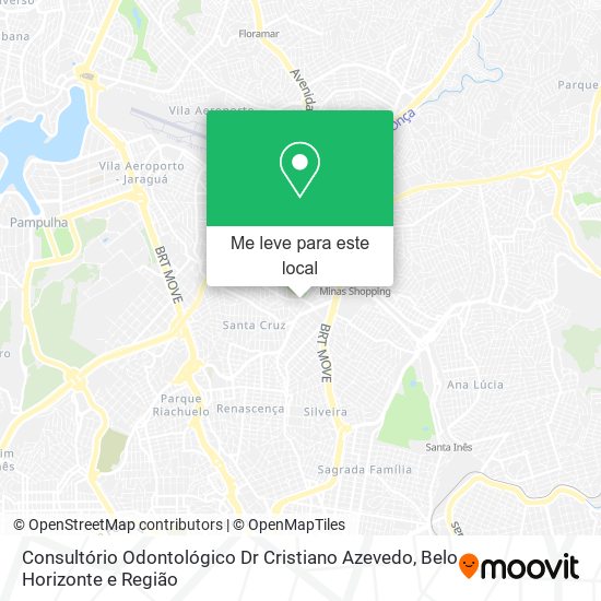 Consultório Odontológico Dr Cristiano Azevedo mapa