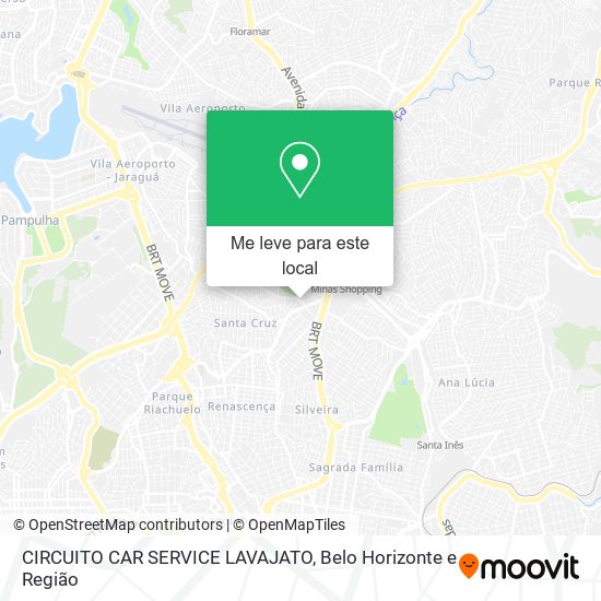 CIRCUITO CAR SERVICE LAVAJATO mapa