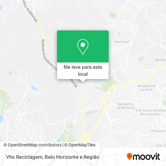 Vhs Reciclagem mapa