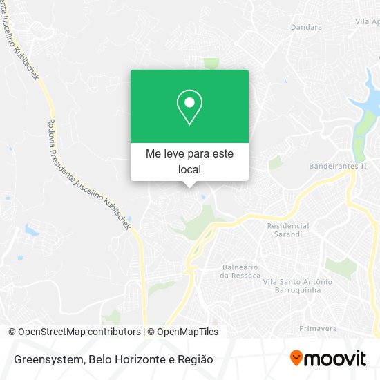 Greensystem mapa