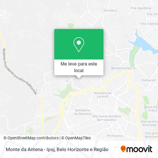 Monte da Antena - Ipsj mapa