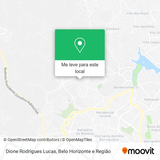 Dione Rodrigues Lucas mapa