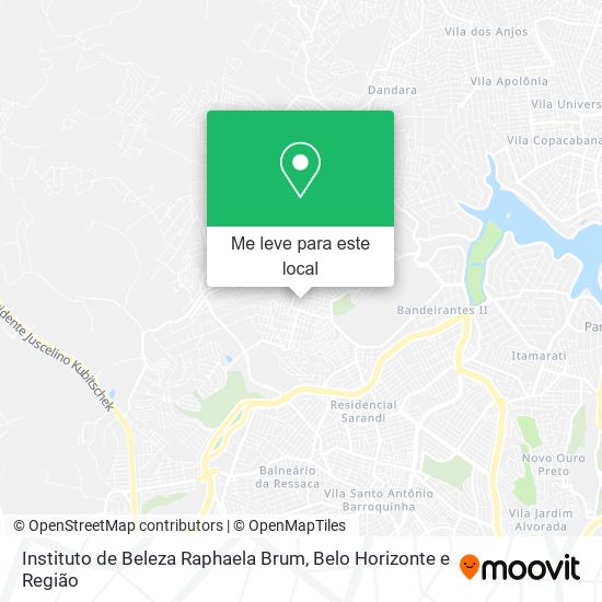 Instituto de Beleza Raphaela Brum mapa