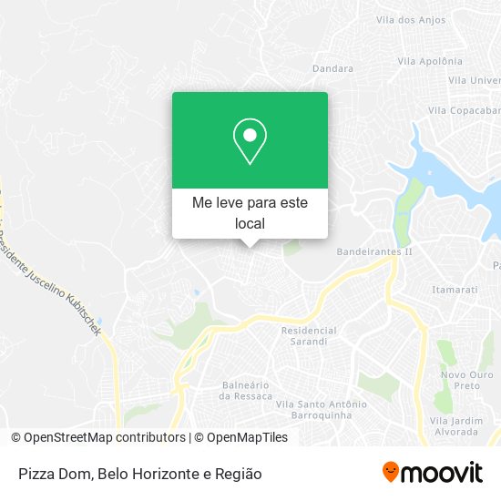 Pizza Dom mapa