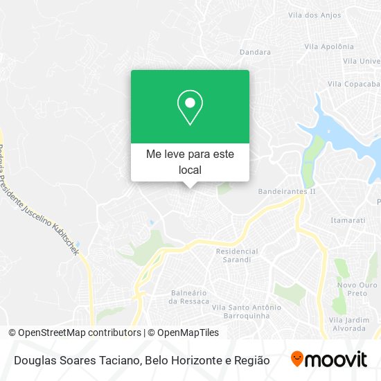 Douglas Soares Taciano mapa