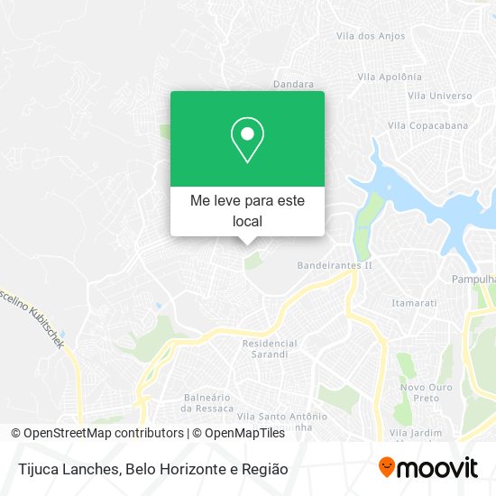 Tijuca Lanches mapa