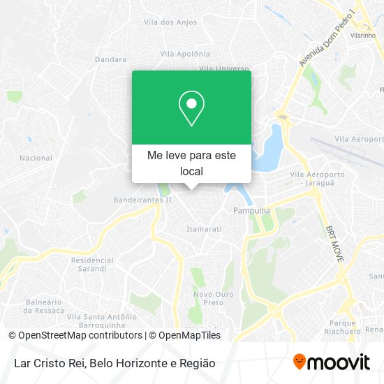 Lar Cristo Rei mapa