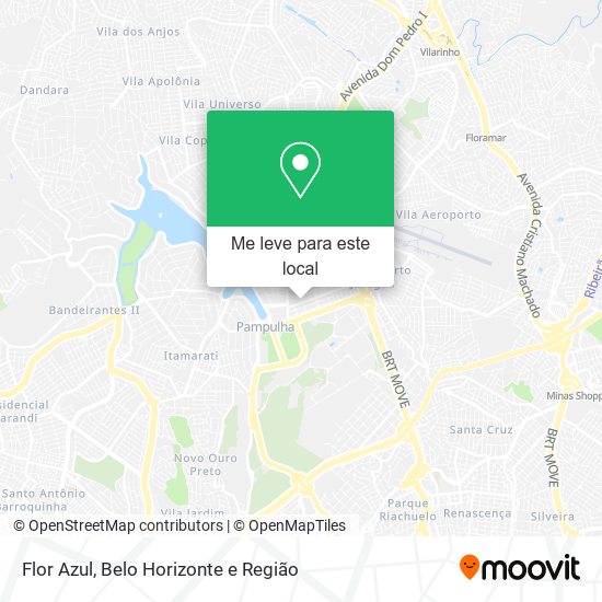 Flor Azul mapa