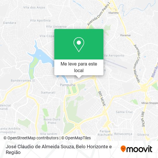 José Cláudio de Almeida Souza mapa