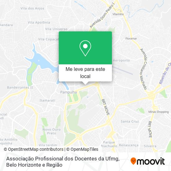 Associação Profissional dos Docentes da Ufmg mapa