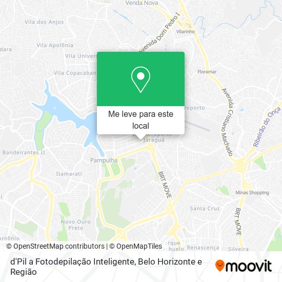 d'Pil a Fotodepilação Inteligente mapa