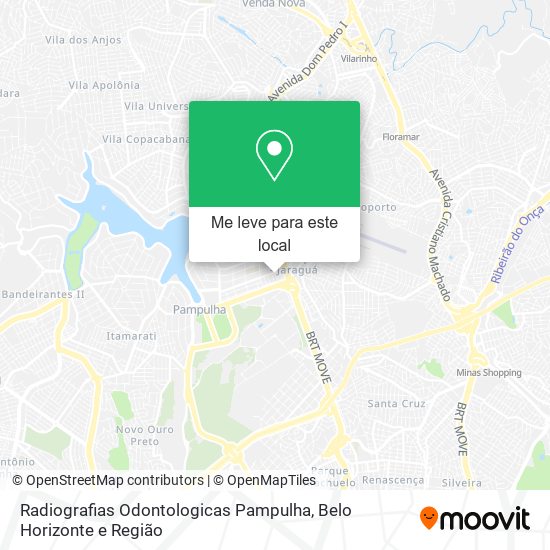 Radiografias Odontologicas Pampulha mapa