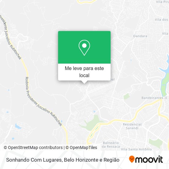 Sonhando Com Lugares mapa