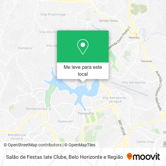 Salão de Festas Iate Clube mapa