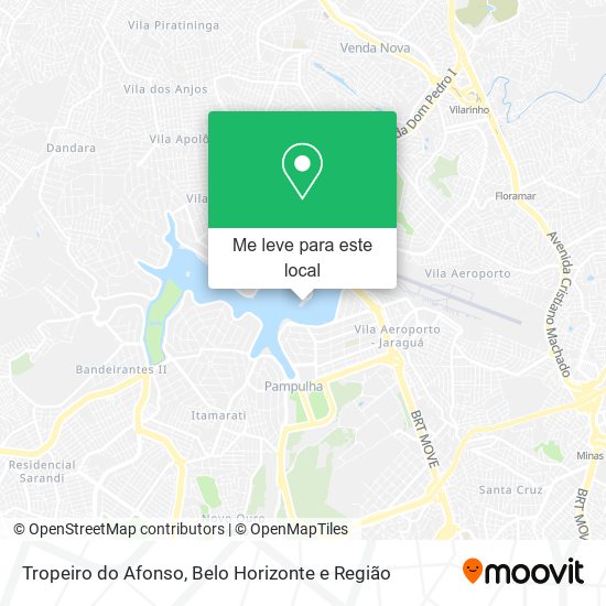 Tropeiro do Afonso mapa