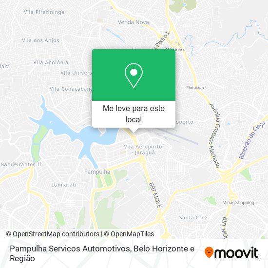 Pampulha Servicos Automotivos mapa