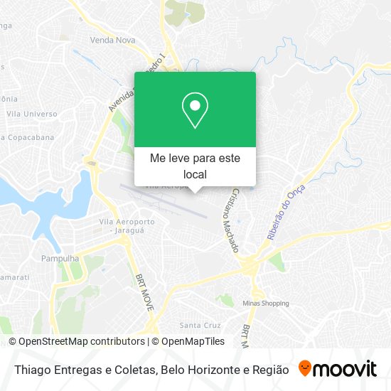 Thiago Entregas e Coletas mapa