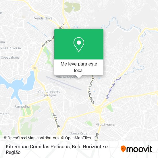 Kitrembao Comidas Petiscos mapa