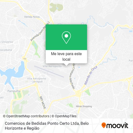 Comercios de Bedidas Ponto Certo Ltda mapa