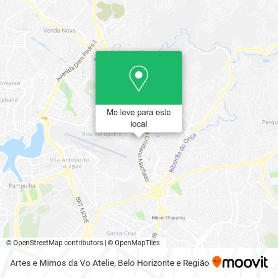Artes e Mimos da Vo Atelie mapa