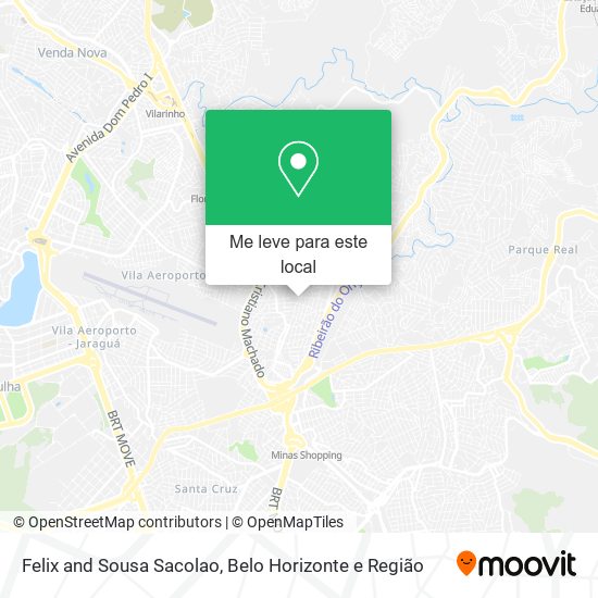 Felix and Sousa Sacolao mapa