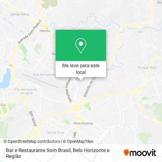 Bar e Restaurante Som Brasil mapa