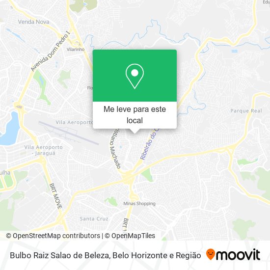 Bulbo Raiz Salao de Beleza mapa