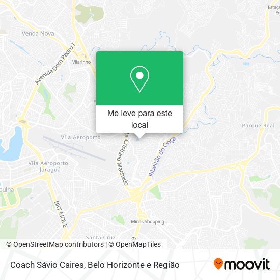 Coach Sávio Caires mapa