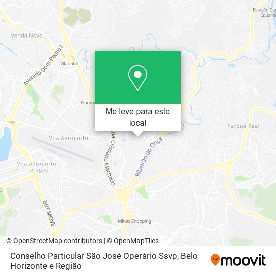 Conselho Particular São José Operário Ssvp mapa