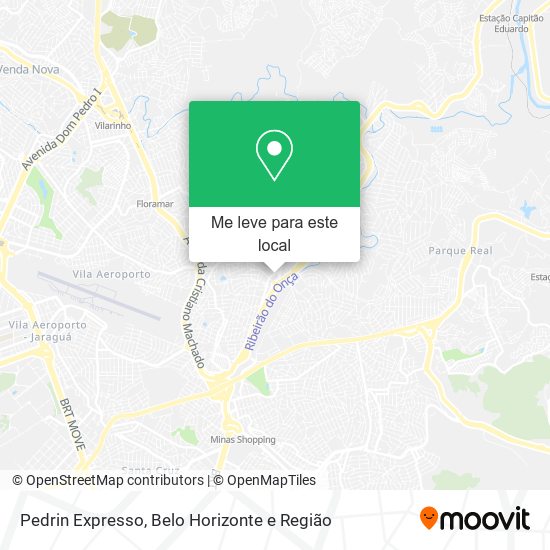 Pedrin Expresso mapa